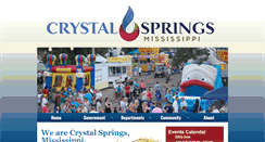 Desktop Screenshot of cityofcrystalsprings.com