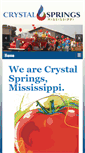 Mobile Screenshot of cityofcrystalsprings.com